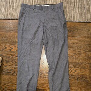 Perry Ellis Portfolio Slim Fit 31x30 Gray Dress Pants